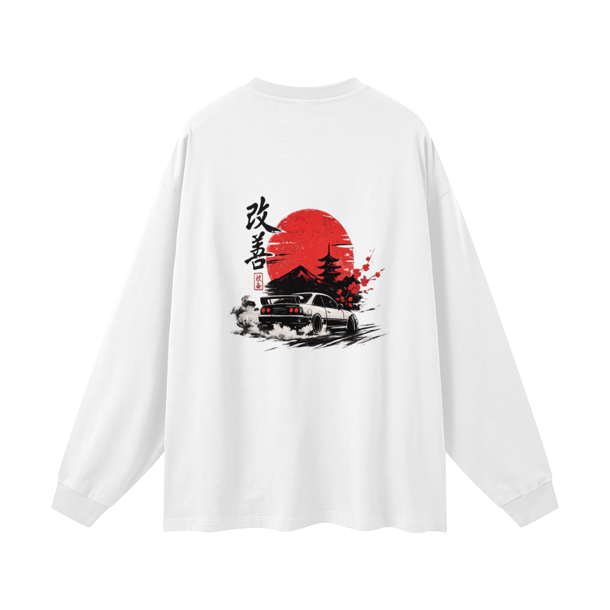 Kaizen Oversized Unisex Long Sleeve T-Shirt